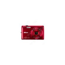 Фотокамера цифровая Nikon CoolPix S4300. Цвет: красный