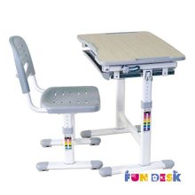 FunDesk Парта и стул Piccolino Grey