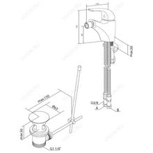 Am.Pm Смеситель Sense F7583100 для биде