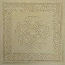 Клинкерная плитка Exagres Stone Ocre Flor декор 33х33
