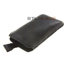 Чехол с язычком (SOFT) Nokia Asha 501 черный