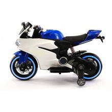 Детский электромотоцикл Ducati 12V - FT-1628-BLUE-WHITE