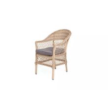 «Сицилия» плетеное кресло из искусственного ротанга, цвет соломенный