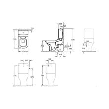 Чаша унитаза Villeroy & Boch Sentique 5625 10 01