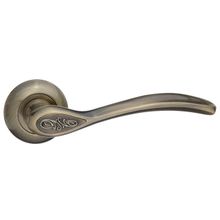 Ручка дверная RENZ INDH 17-08 AB "Флория", бронза ант.