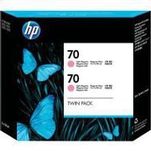 Картридж HP №70, CB346A Twin Pack Light Magenta (C9455A, светло-пурпурный, 2 шт. x 130 мл.), для Designjet Z2100, Z3100, Z3200, Z5200