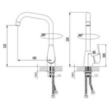 Смеситель Lemark Pramen LM3305LM331 для кухонной мойки, белый