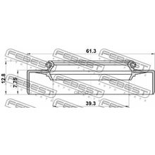 Сальник Привода Hyundai Tucson 2004-2010 41*61*8*13 Мм Febest арт. 95GDW41610813R