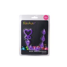 Kanikule Фиолетовая анальная цепочка My Toy - 24 см.