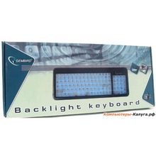 Клавиатура Gembird  KB-9845LU-R, USB, черная, подсветка