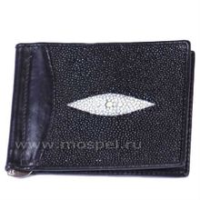 MosPel accessories Зажим для денег из кожи ската