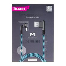 Кабель X Game Neo 2.1A micro 1.2м, Olmio