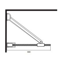 Шторка для ванной Am.Pm Sense (W76G-GB-F080-CT)