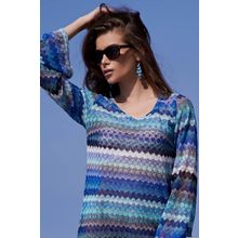 Короткая туника Missoni с ромбовидным орнаментом