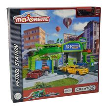 Игровой набор MAJORETTE 2050010 Заправочная станция Creatix, 1 машинка