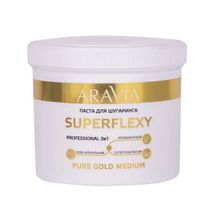 Паста сахарная для депиляции Средняя Aravia Professional SuperFlexy Pure Gold Medium 750г