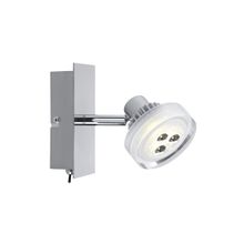 Paulmann. 60195 Светильник Gloria LED 1x 5 W, 230 12 V, 3000 K  1x 186 lm, никель тертый