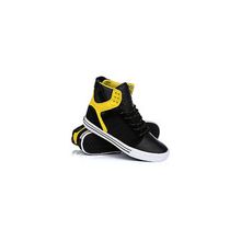 Высокие кеды Supra Skytop Black Yellow White