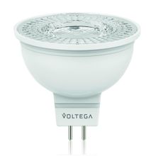 Voltega Лампа светодиодная Voltega GU5.3 6W 4000К полусфера прозрачная VG2-S1GU5.3cold6W 5734 ID - 234410