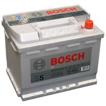 Аккумулятор автомобильный Bosch S5 005 6СТ-63 обр. 242x175x190