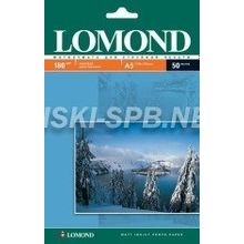 Фотобумага A5, 180г м2, матовая односторонняя 50л, LOMOND