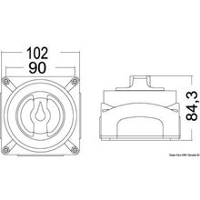 Osculati Selecta New MKIII battery switch, 14.921.02