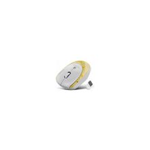 Мышь Crown CMM-919W Yellow White USB