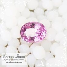 Розовая шпинель из Шри-Ланки огранка овал 7,66x6,05мм 1,47 карат