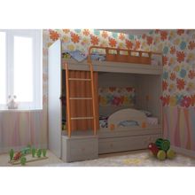 Детская комната Немо (Наличие матраса: Без матраса, Размер кровати: 80Х190)