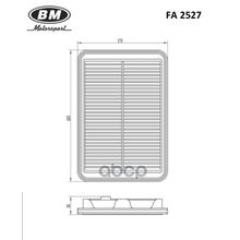 Фильтр Воздушный Qashqai 2, X-Trail 3 BM-Motorsport арт. FA2527