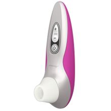 Womanizer Розово-серебристый бесконтактный стимулятор клитора Womanizer Pro 40 (розовый)