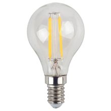 ЭРА Лампа светодиодная филаментная ЭРА E14 11W 2700K прозрачная F-LED P45-11w-827-E14 Б0047012 ID - 255588