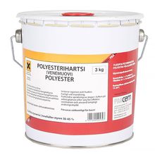 Pakla Смола полиэстеровая двухкомпонентная Pakla Polyesterihartsi 3 кг