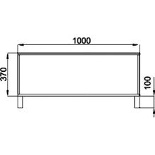 Тумба Акватон Интегро 100, 1A142503IN010