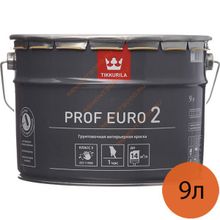 ТИККУРИЛА Проф Евро-2 грунтовочная интерьерная краска (9л)   TIKKURILA Prof Euro-2 профессиональная грунтовочная краска для стен и потолка (9л)