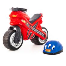 Каталка-мотоцикл МХ со шлемом