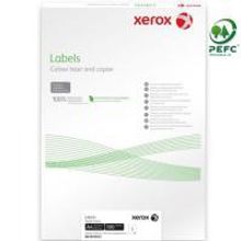 XEROX 003R93872 бумага матовая самоклеющаяся для цветной печати неделённая, 1 часть А4 (199,6 х 289,1 мм) 163 г м2, 100 листов