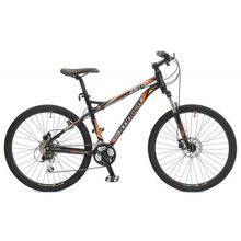 STINGER Zeta D (24ск,алюм.рама,аморт.вилка,тормоз диск,Shimano EF65 Altus Alivio HG41(X43977-K, колесо 26", рама 20", серый оранжевый)