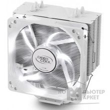 Deepcool Cooler  GAMMAXX 400 WHITE LGA2011-V3 2011 1366 1156 55 51 50 775 FM2+ FM2 FM1 AM3+ AM3 AM2+ AM2 AM4 20шт кор, TDP 130Вт, PWM, White Led, 4 тепл. трубки прямого контакта RET