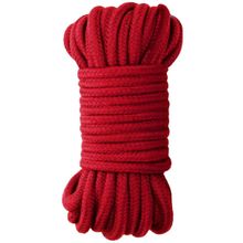 Красная веревка для бондажа Japanese Rope - 10 м.