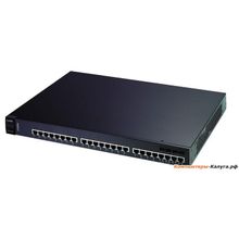 Коммутатор ZyXEL XGS-4526 24-портовый коммутатор L3+ Gigabit Ethernet с 24 разъемами RJ-45, 4 совмещены с SFP-слотами и слотом расширения 10G