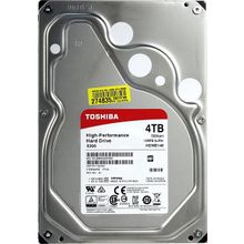 Жёсткий диск  HDD 4 Tb SATA 6Gb s Toshiba X300  HDWE140EZSTA  (RTL) 3.5" 7200rpm 128Mb