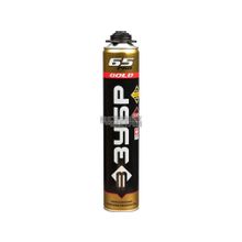 Пена "GOLD PRO 65"  профессиональная полиуретановая, всесезонная, SVS Зубр 41157 (850 мл)
