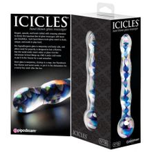 Анальный стеклянный стимулятор Icicles №8 - 17,8 см. (28198)