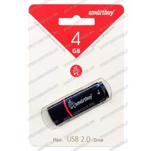 Флешка 4 Gb SmartBuy Crown Black