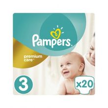 Pampers Premium Care Midi 5-9 кг 20 шт