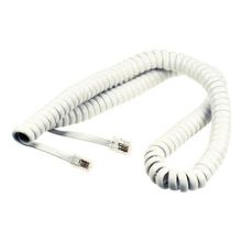 Кабель телефонный витой 4p4c RJ10, 3 м, белый, Premier (6-410)