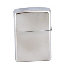 Зажигалка серебристая матовая Zippo Horse Shoe с покрытием Satin Chrome