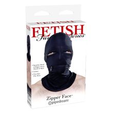 Pipedream Маска на лицо Zipper Face Hood (черный)