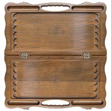 Нарды резные "Армянский узор 6" с ручкой 60